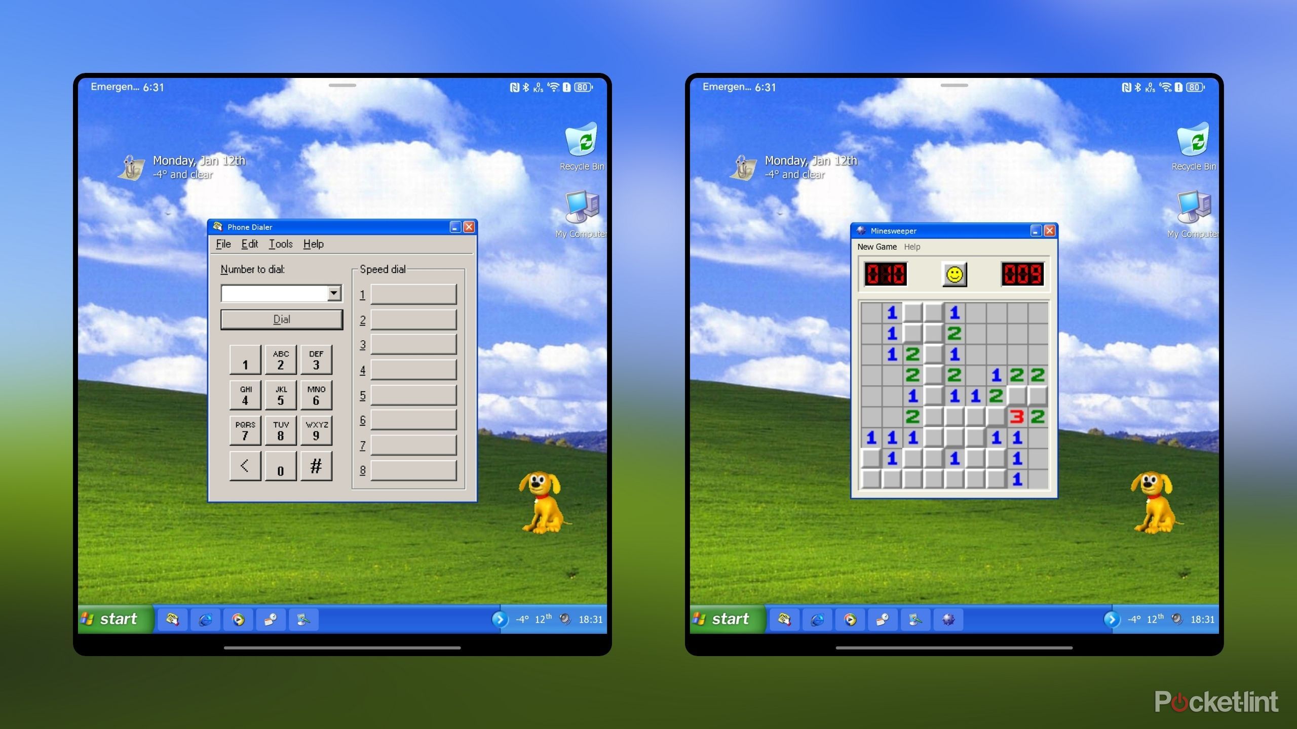 I brought my phone back to the Windows XP golden age with this Android ...