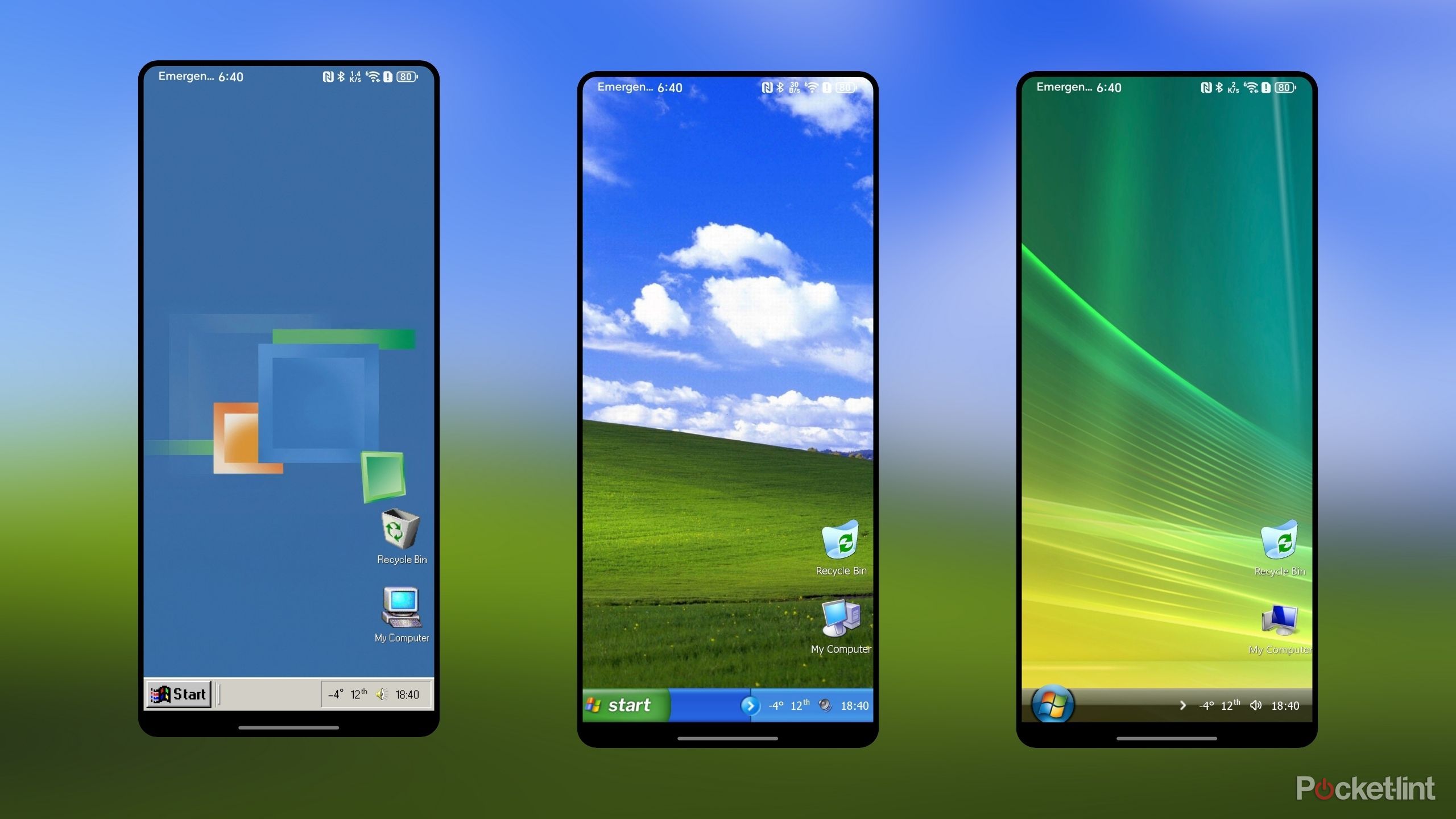 I brought my phone back to the Windows XP golden age with this Android ...