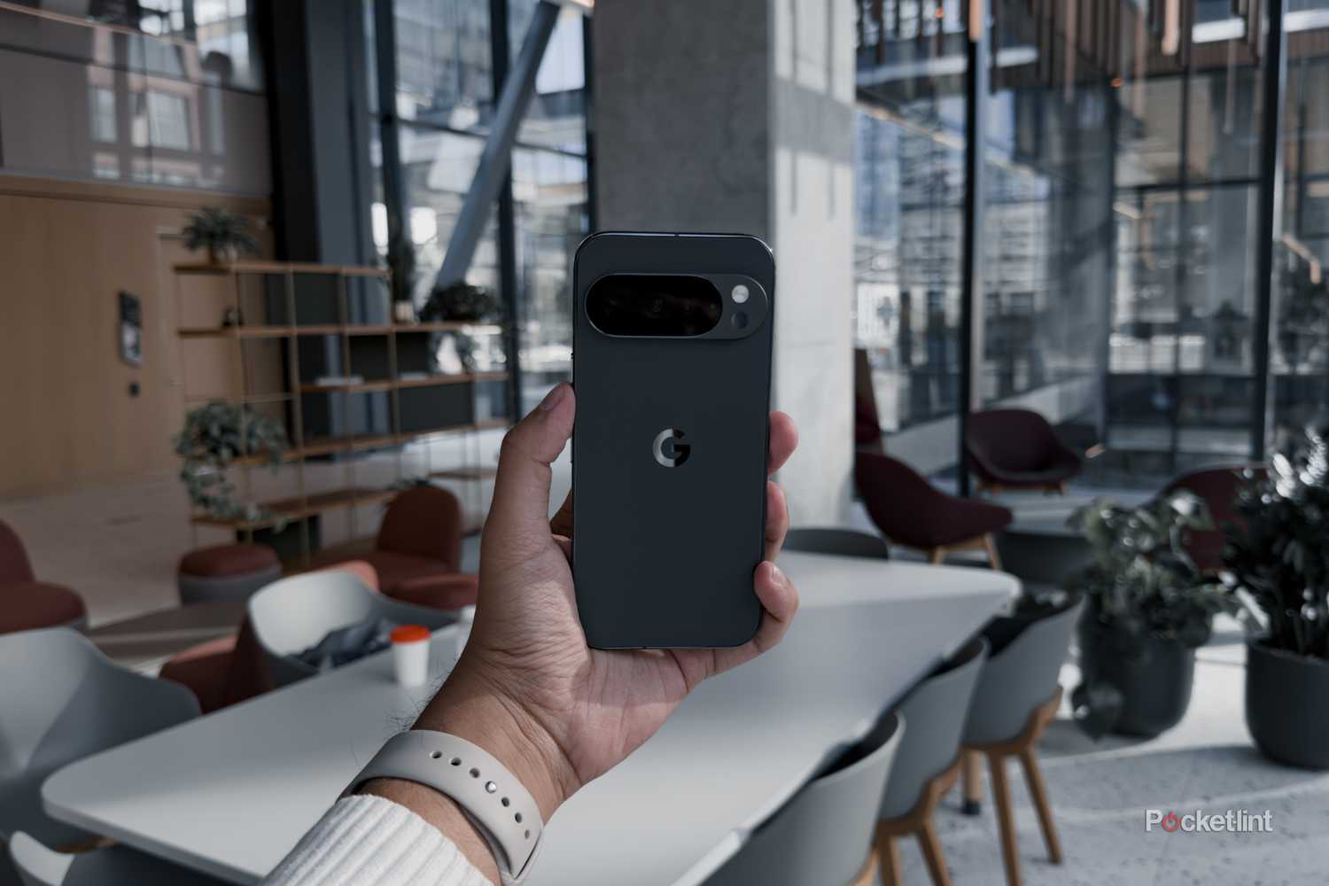 Google Pixel 10 Pro in hand