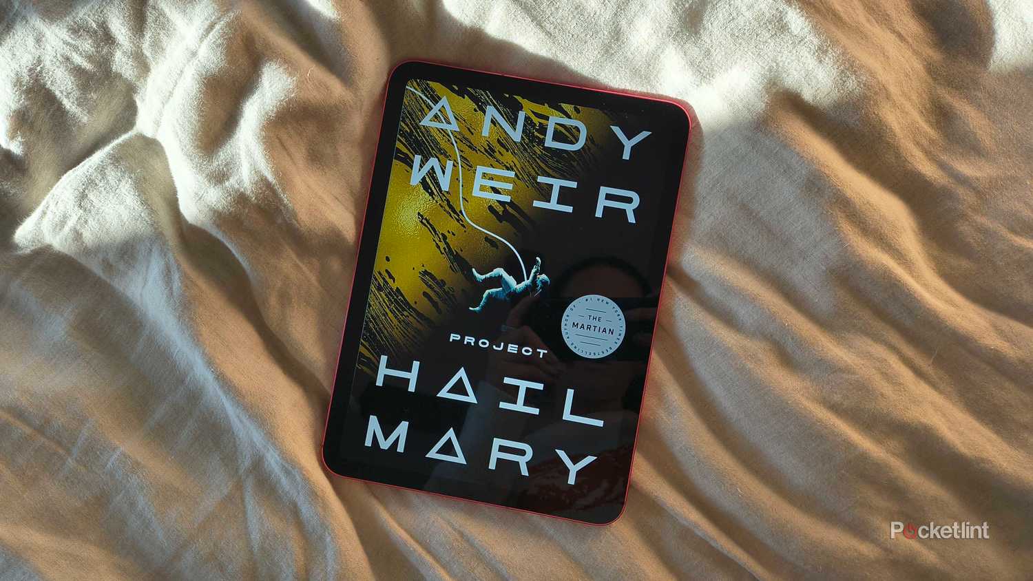 Project Hail Mary on an iPad.