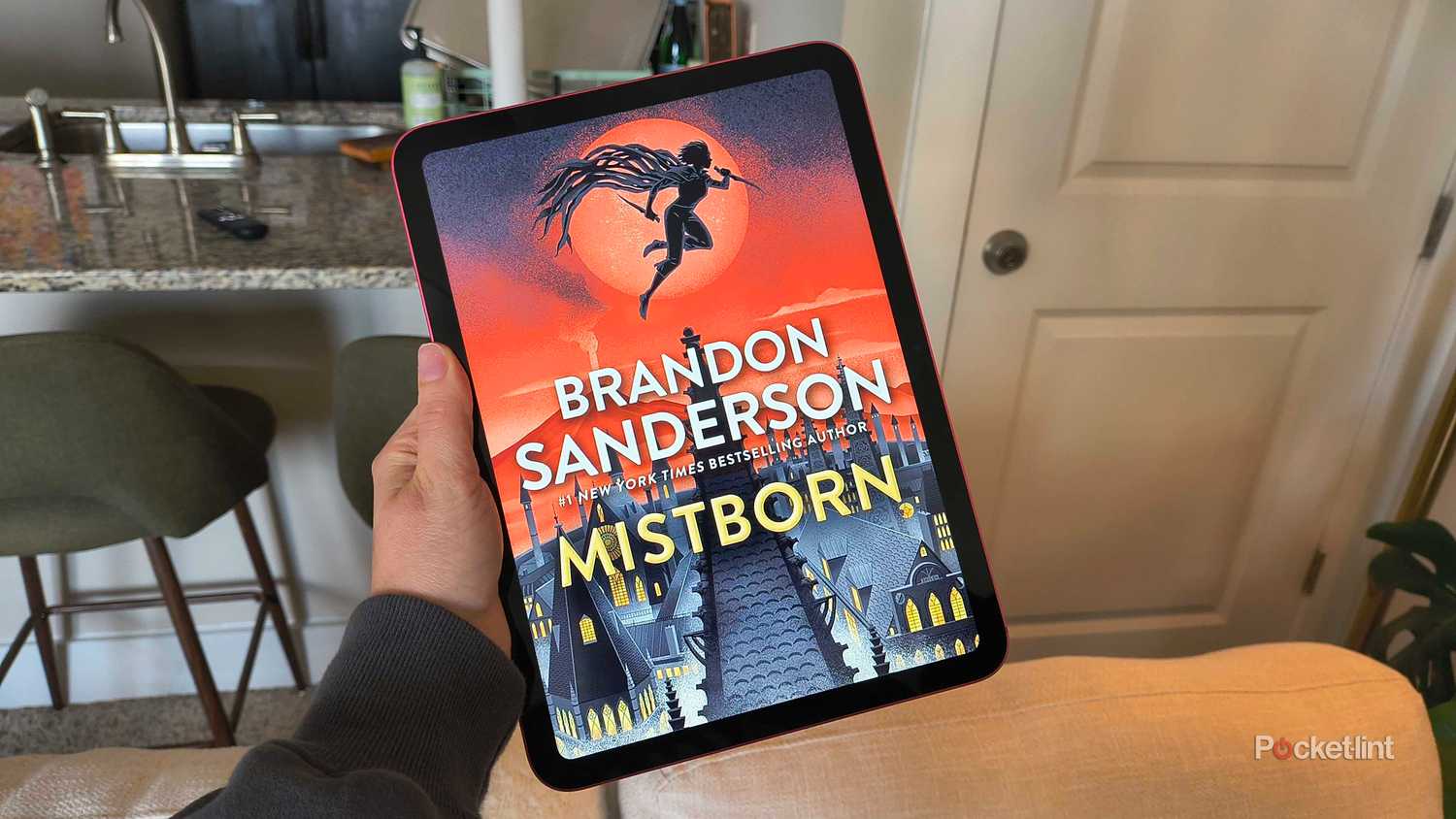 Mistborn on an iPad. 
