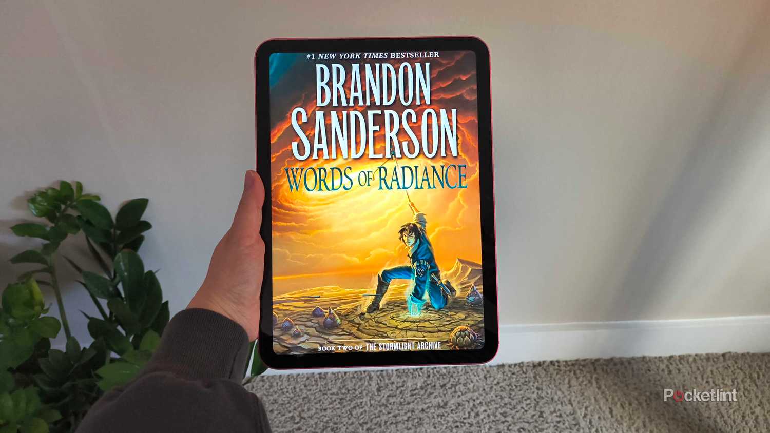 Words of Radiance on an iPad. 