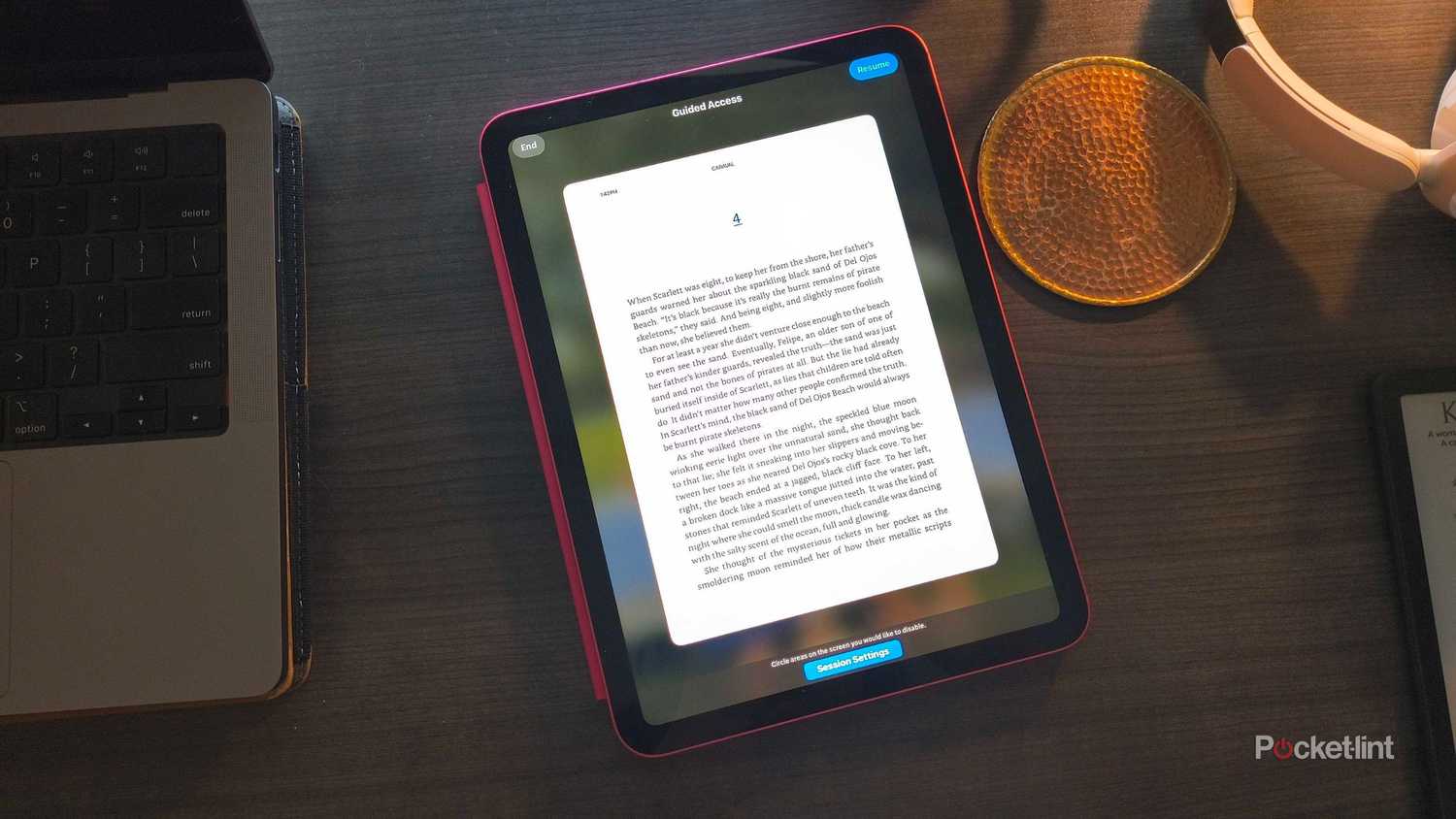 Guided Access on an iPad. 