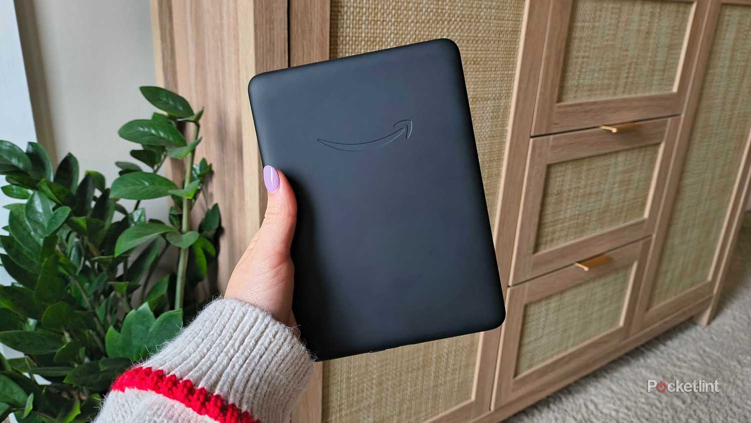 The back of a Kindle Paperwhite.