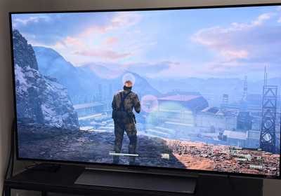 Metal Gear Solid: Snake Eater on LG C5 TV.