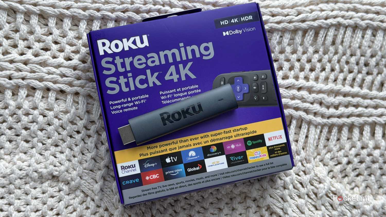 Roku Streaming Stick 4K box.