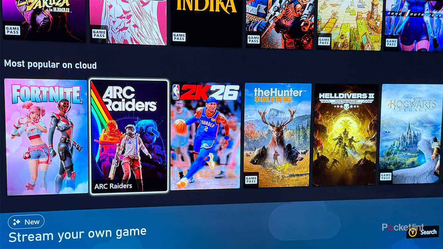 Xbox Cloud gaming on Fire TV.
