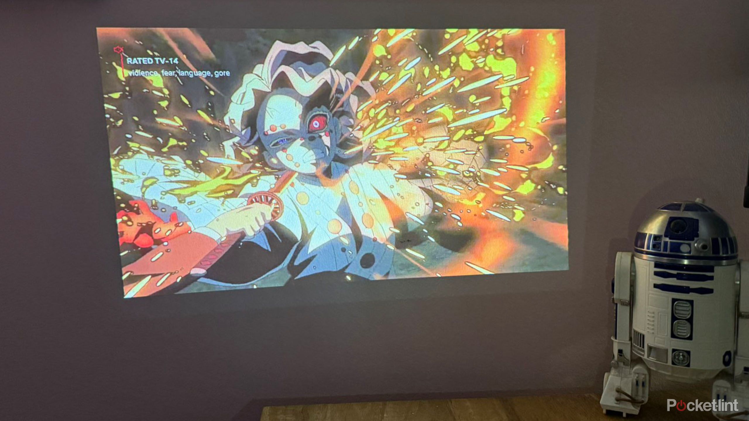 This powerful folding projector is small enough to fit in my pocket