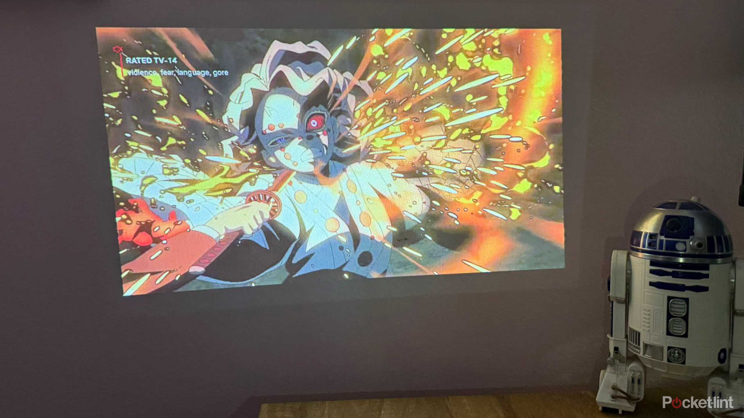 Projecter Static This powerful folding projector is small enough to fit in my pocket