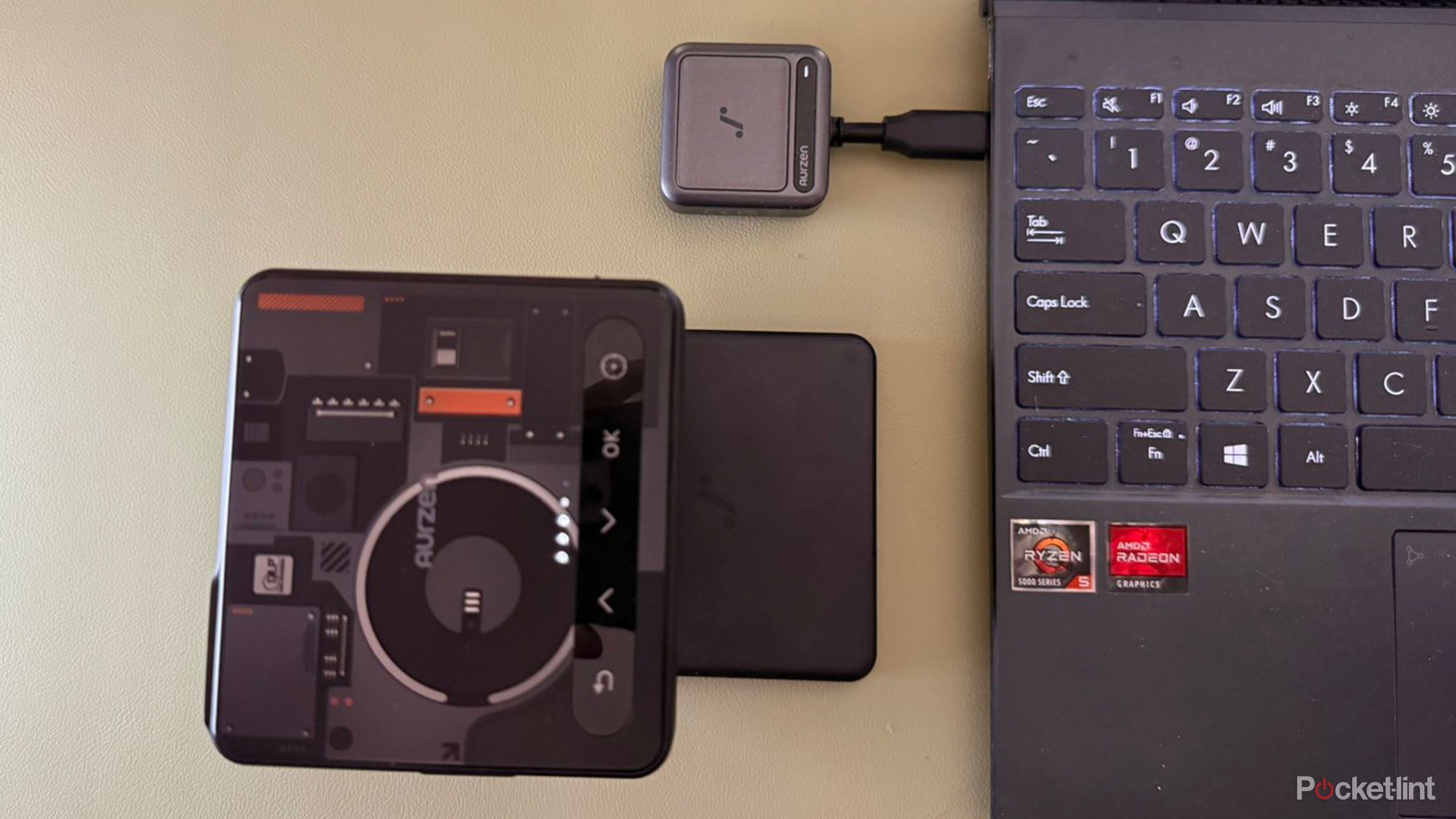 This powerful folding projector is small enough to fit in my pocket