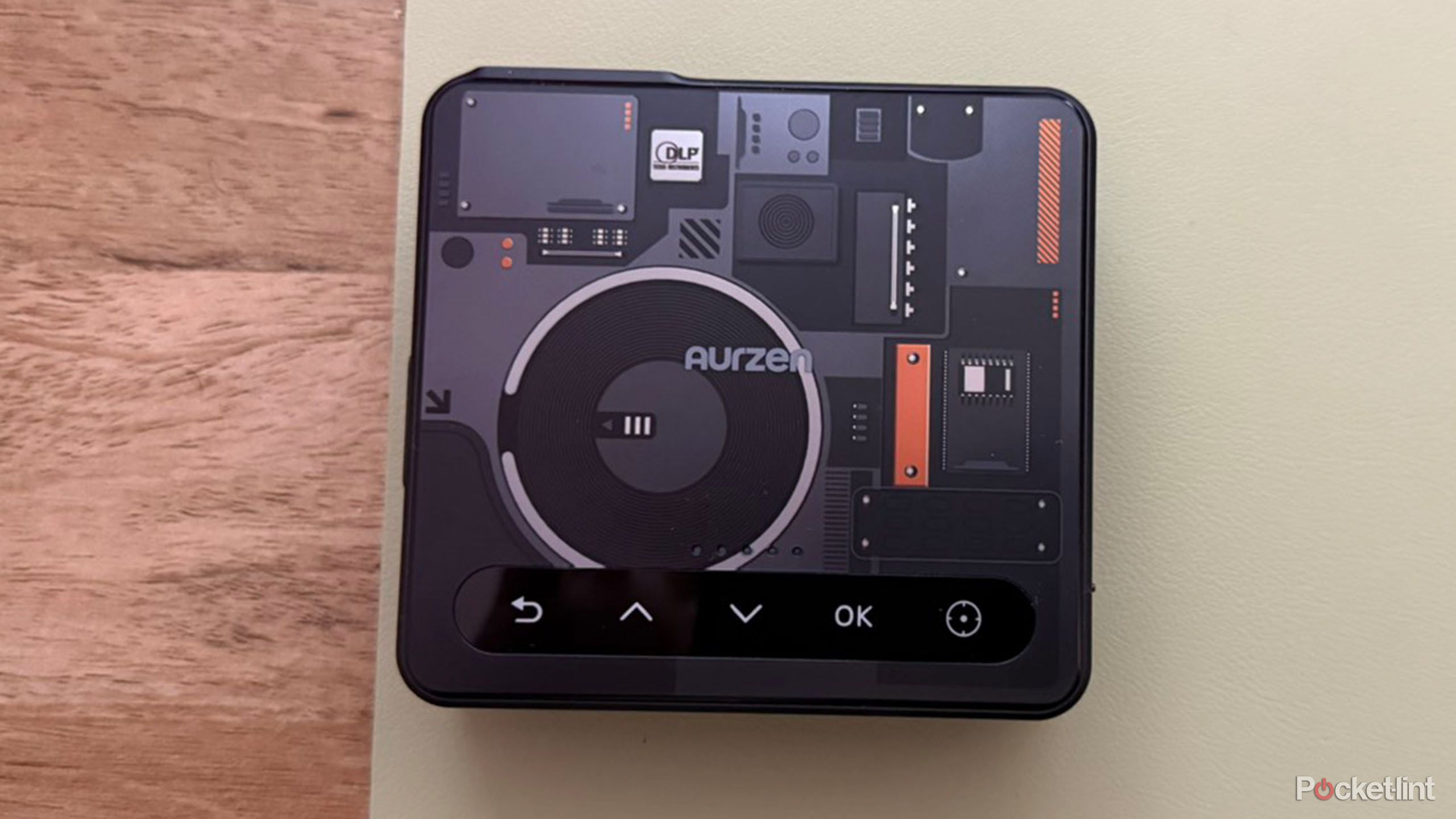 This powerful folding projector is small enough to fit in my pocket