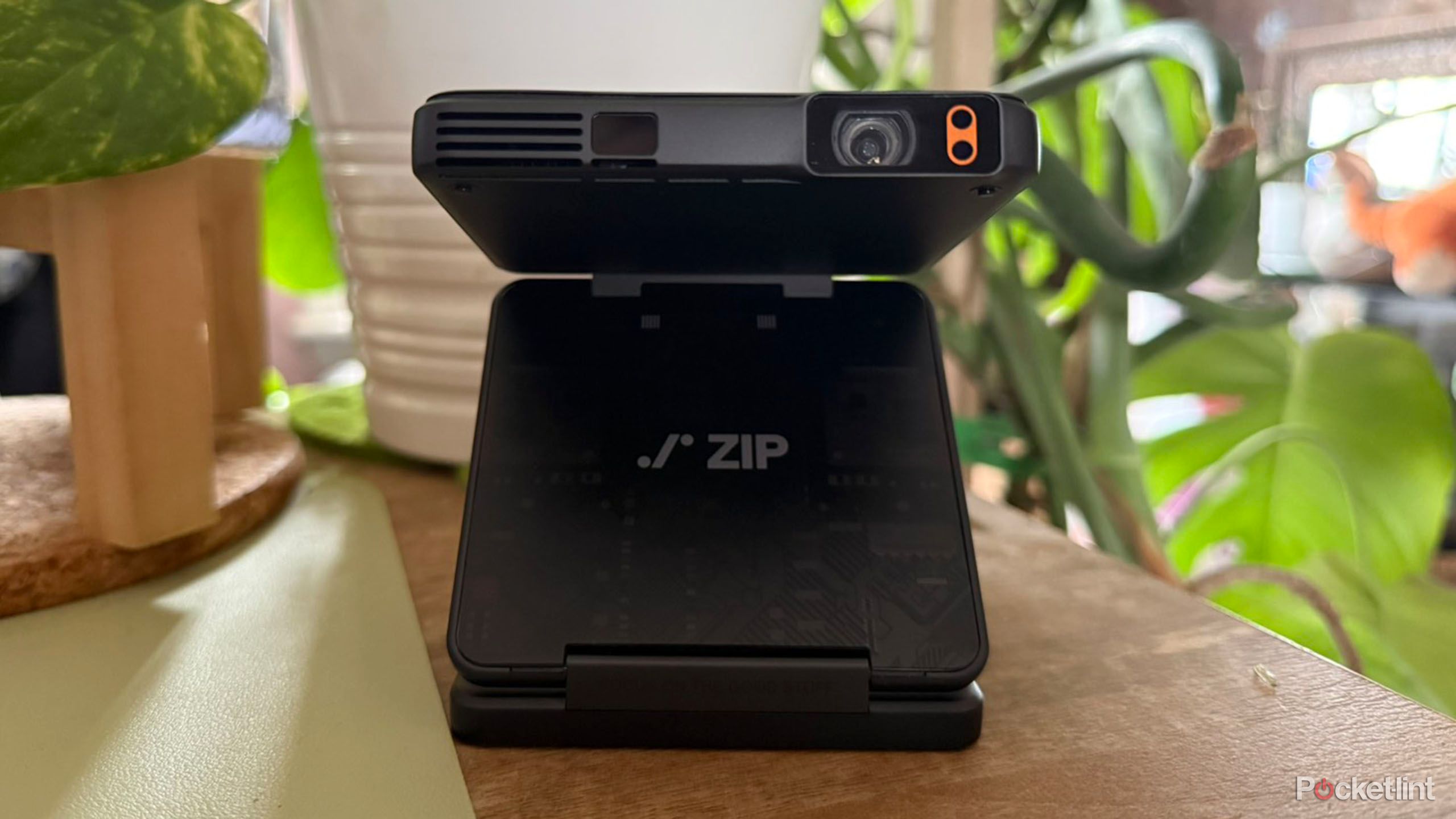 This powerful folding projector is small enough to fit in my pocket