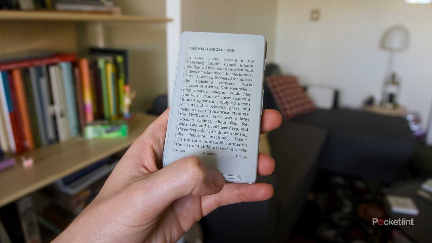 Reading on an X4 e-reader with CrossPoint installed.
