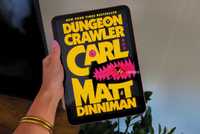 Dungeon Crawler Carl cover on an iPad. 