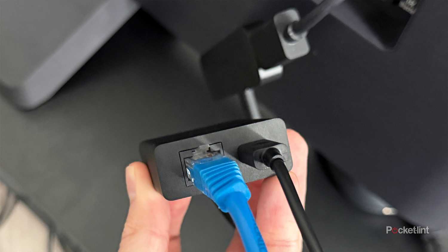 Ethernet port adapter for Fire TV Stick.