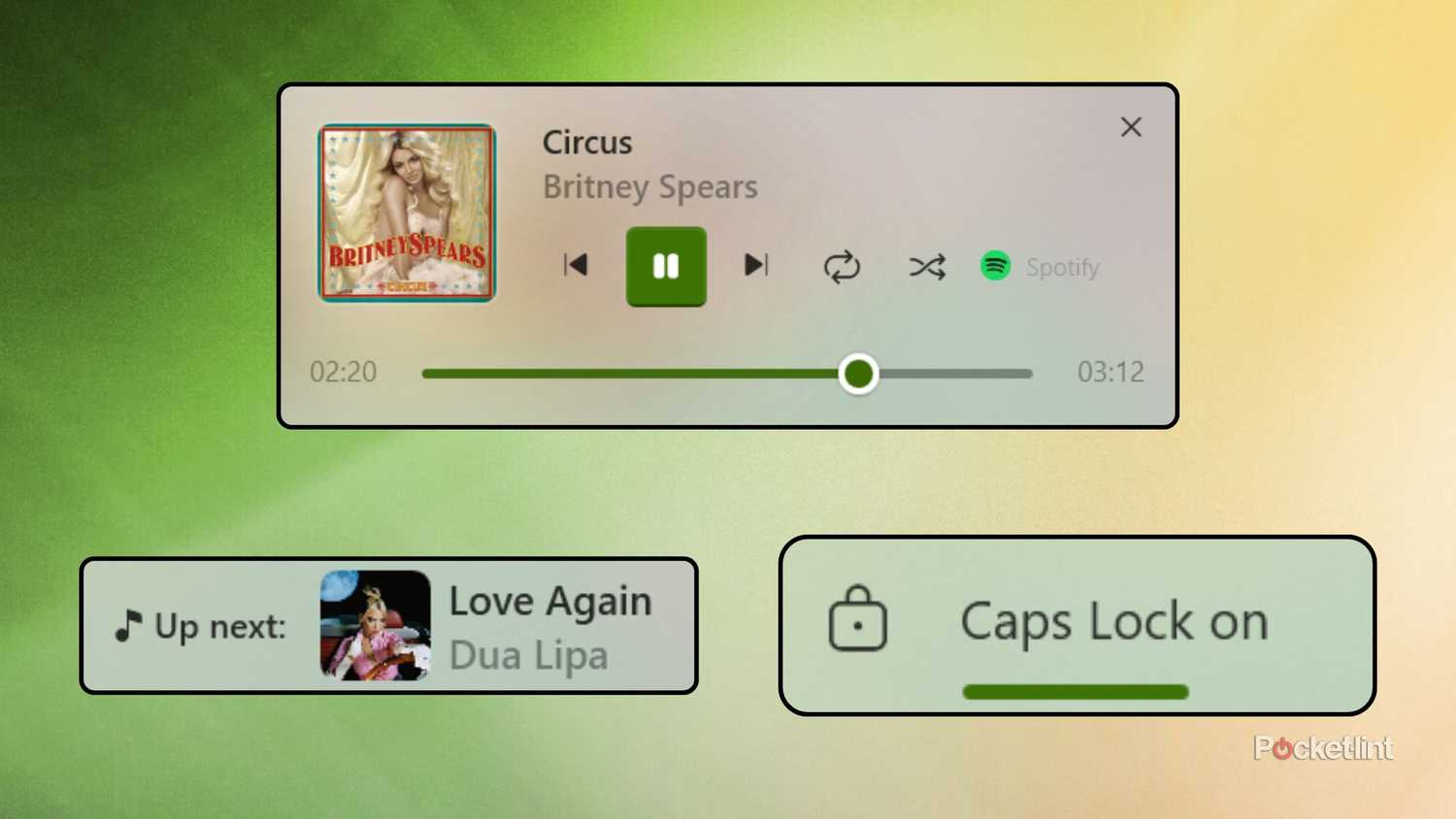 FluentFlyout screenshots