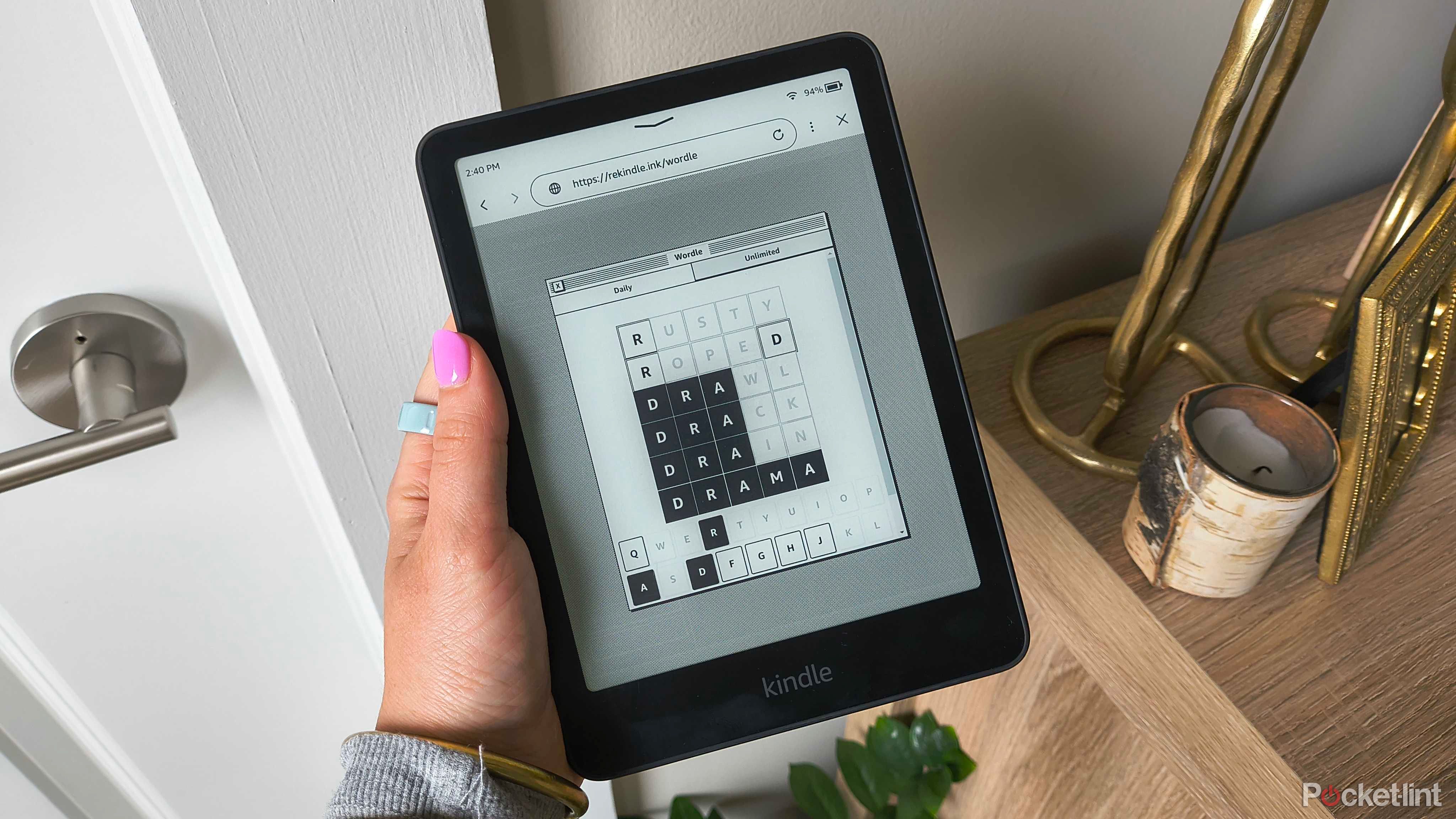 I found a secret way to play my favorite game on a Kindle
