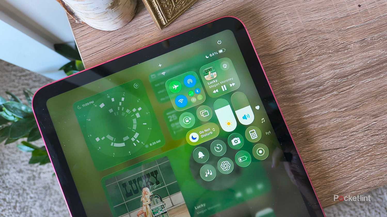 Control Center on an iPad. 