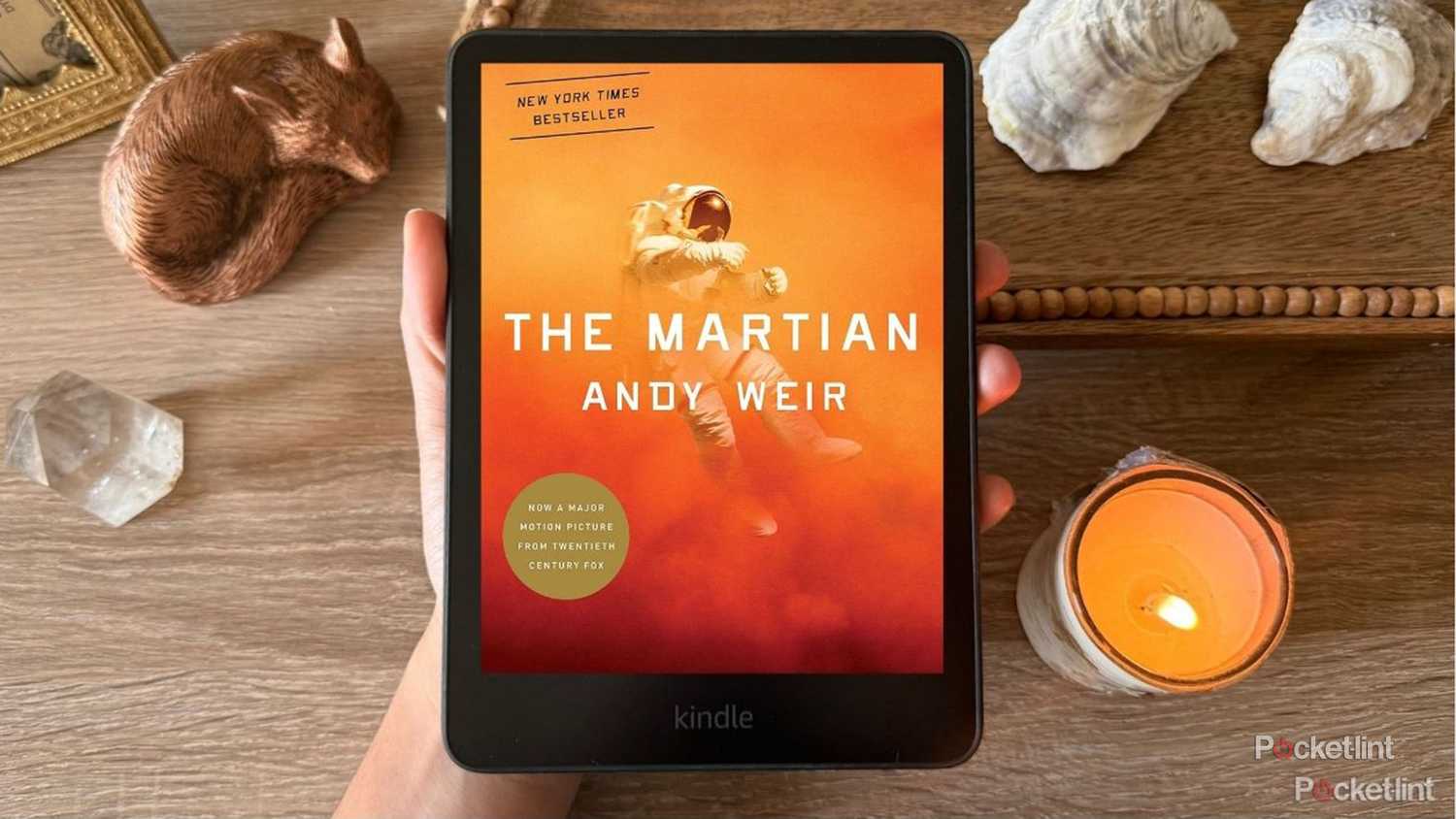 Ebook The Martian by Andy Weir cover on Kindle.
