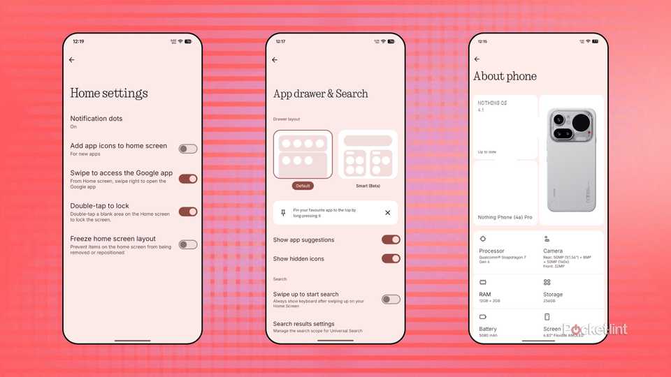 Nothing OS 4.1 screenshots 1