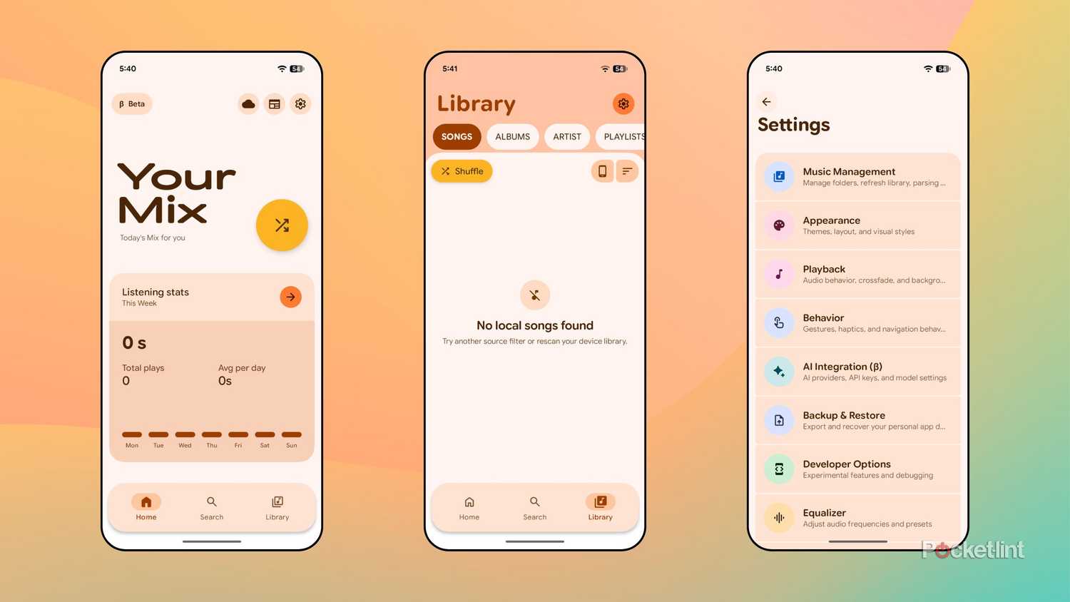 PixelPlayer screenshots
