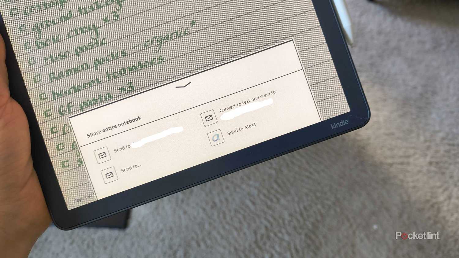 Send to Alexa on Scribe. 