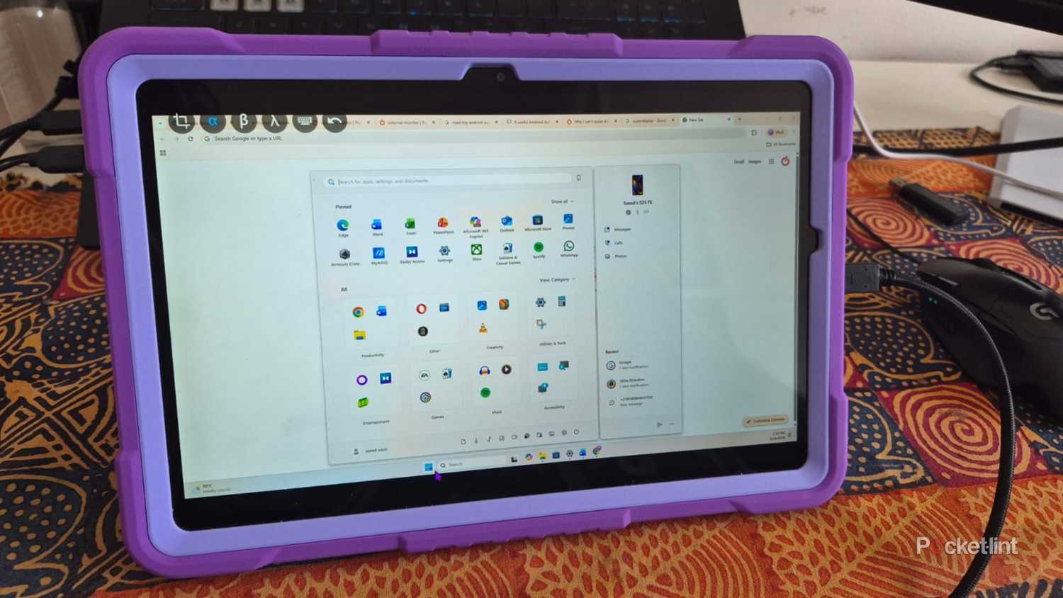 Windows on an Android tablet 