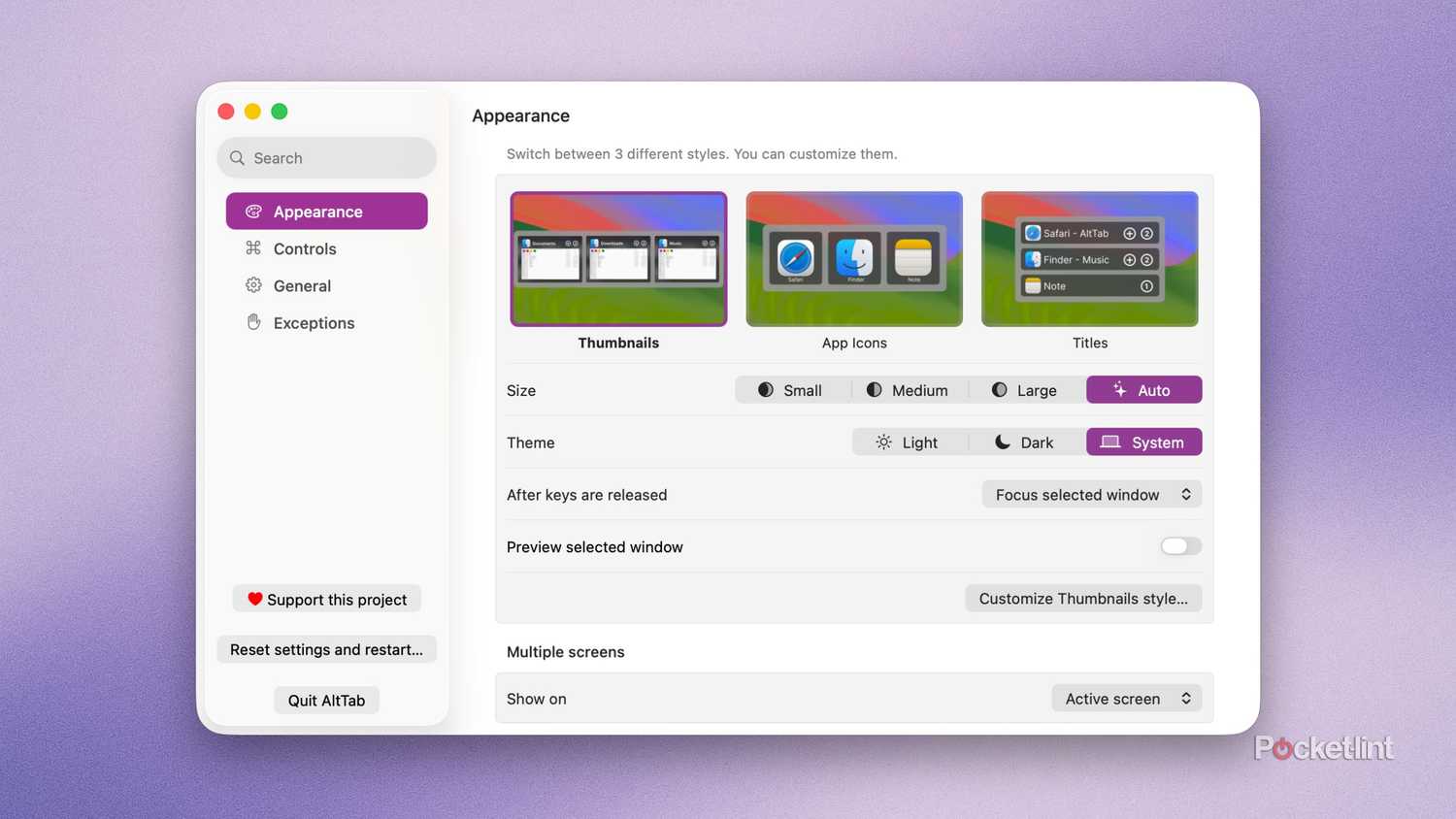 AltTab screenshot