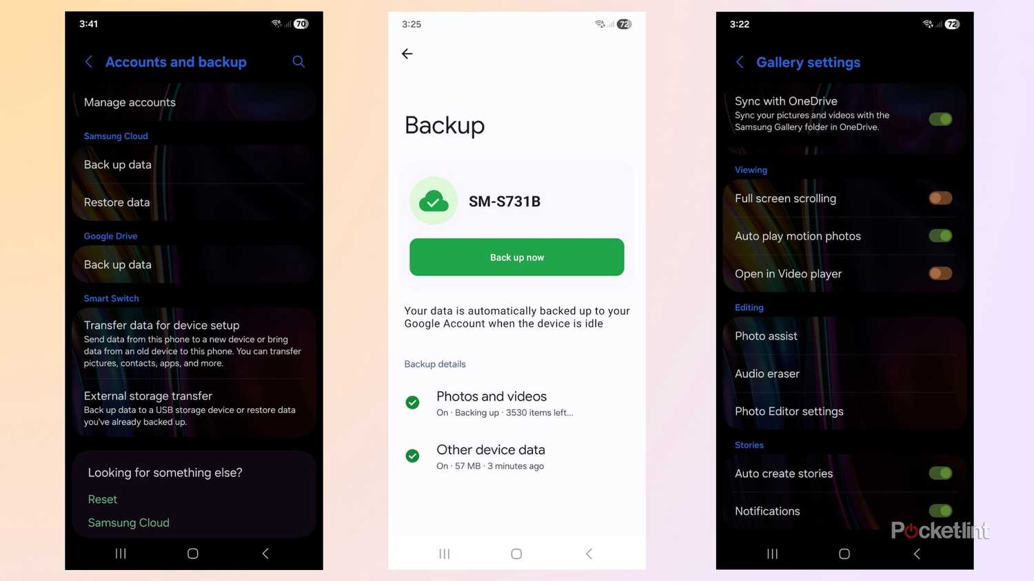 Android Backup options