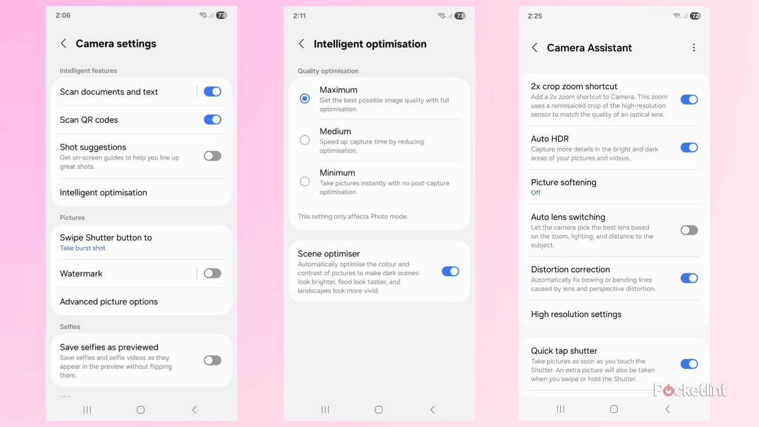 Remove Camera Assistants
