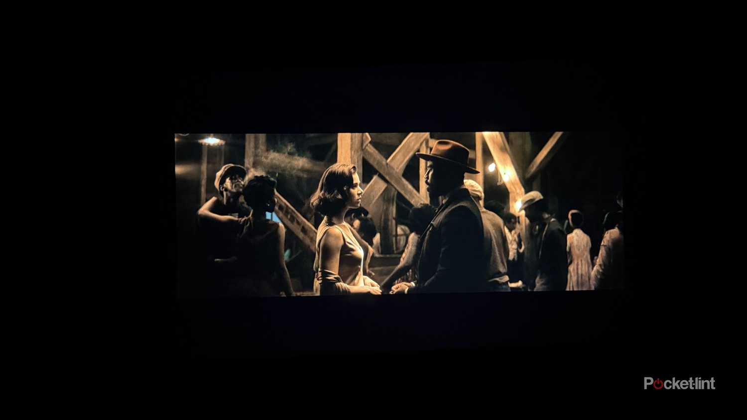 Sinners on a projector.