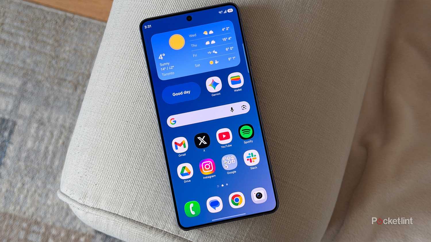 Galaxy S26 Ultra screen.