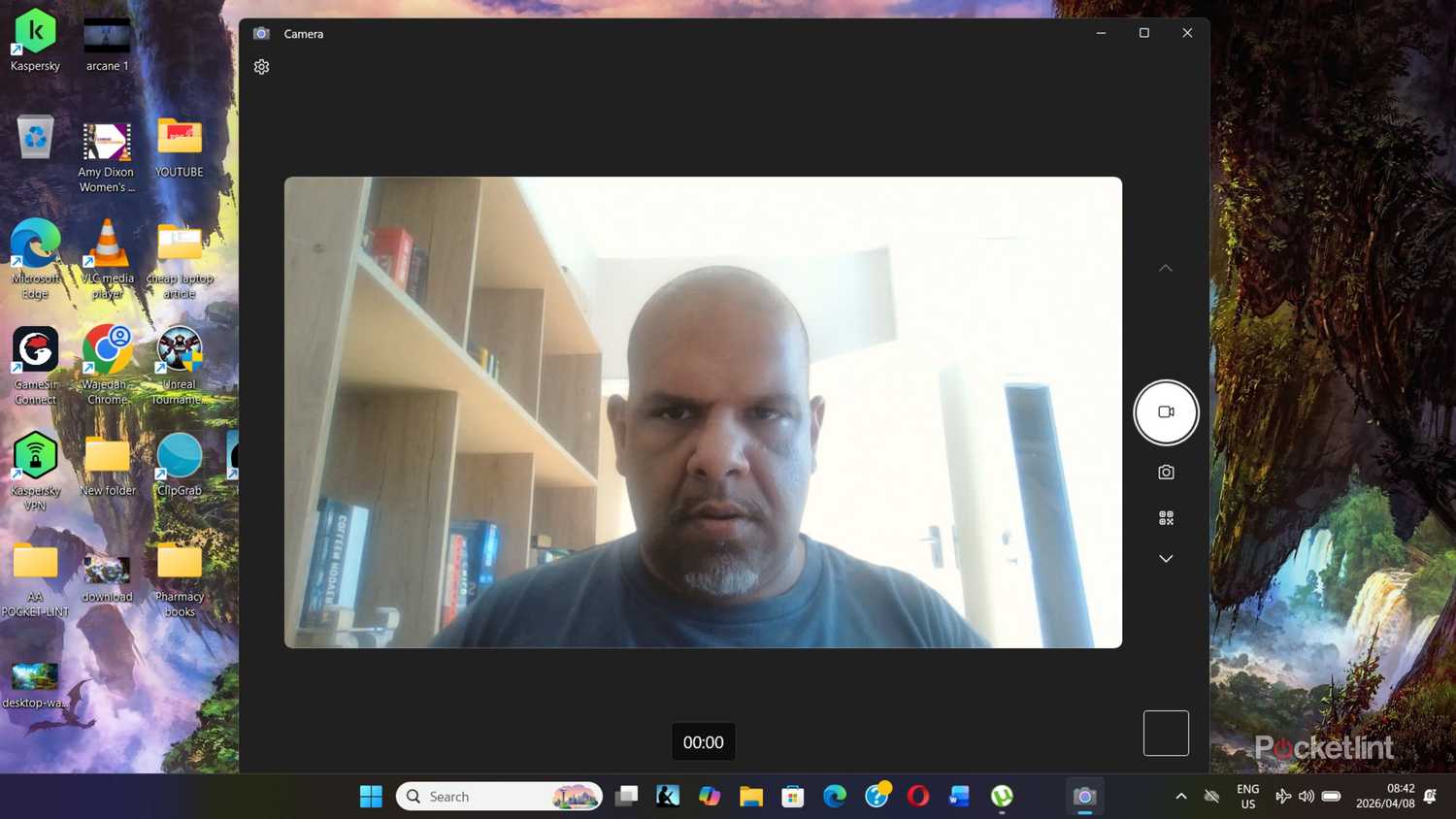 HP laptop webcam quality