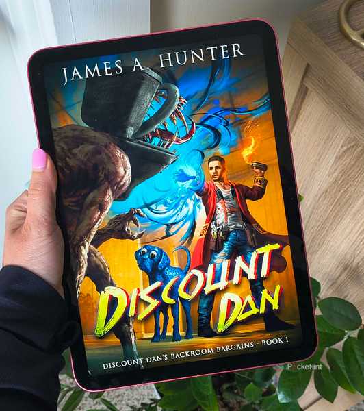 Discount Dan on an iPad. 