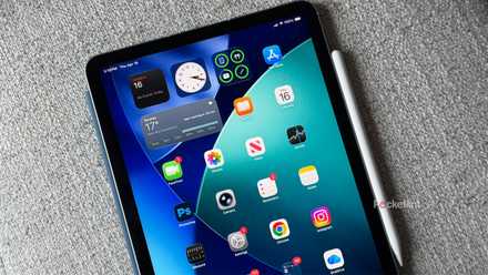 An M4 iPad Air with an Apple Pencil.