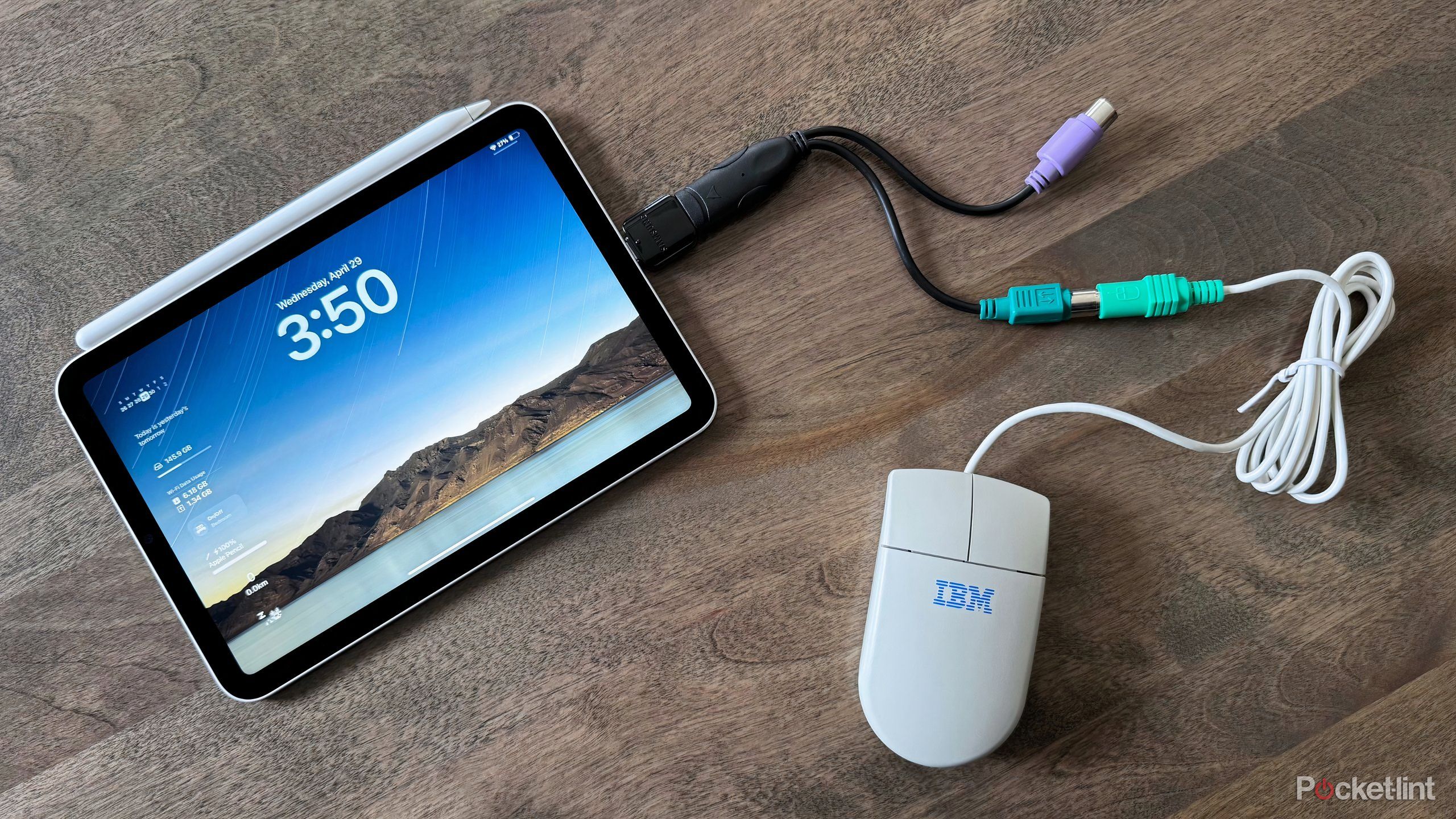 I plugged this vintage IBM trackball mouse into my iPad – here’s how it went