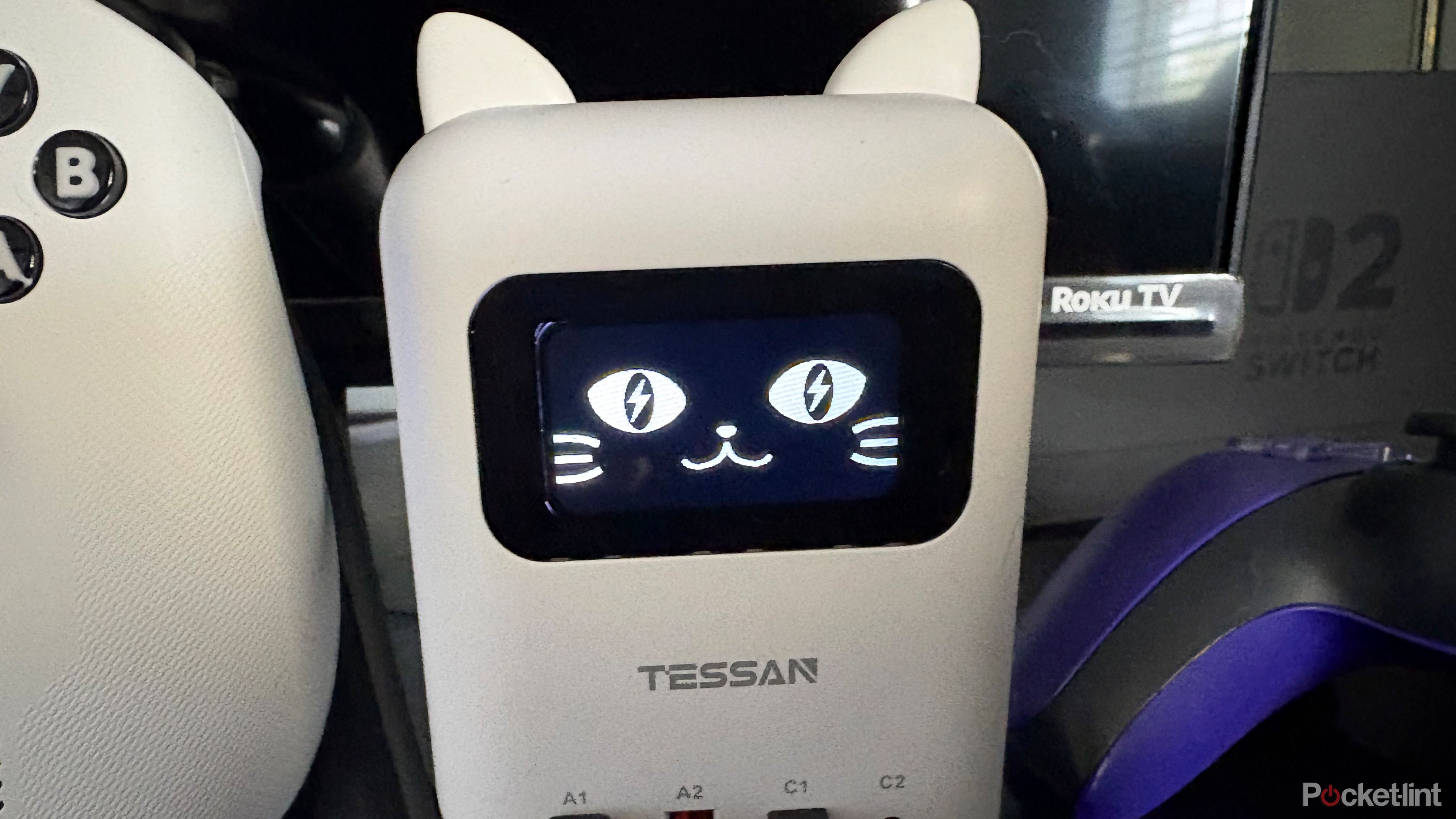 This weird little cat gadget saved my TV from cord chaos