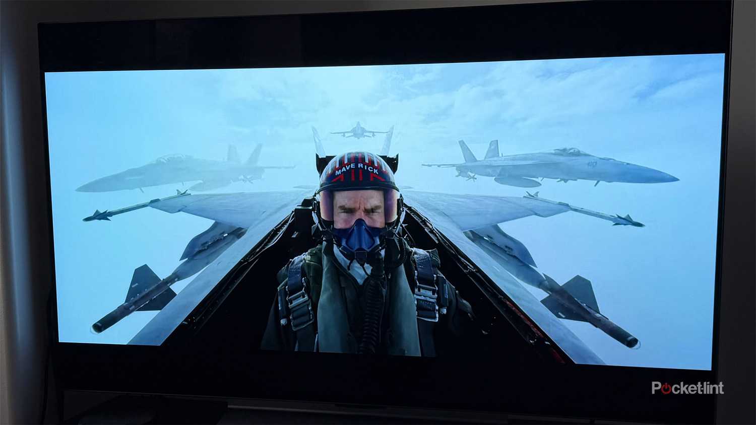 Top Gun Maverick on an LG TV.