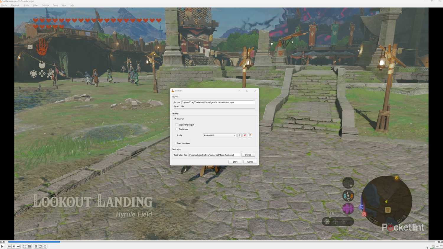 VLC convert file tool.