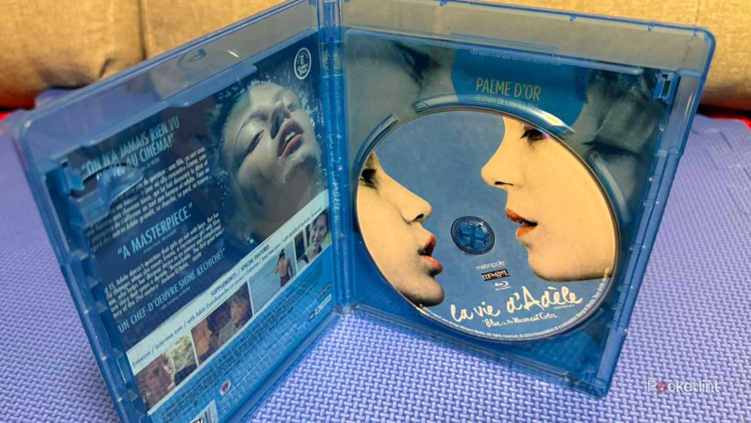 Blu-ray disc of Blue is the Warmest Color.