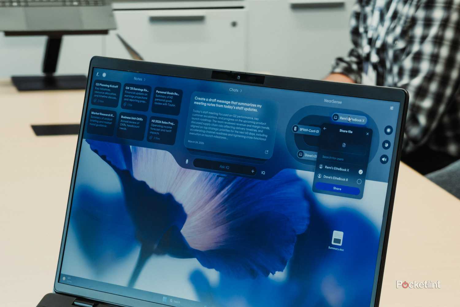 HP IQ Visor on HP Laptop expanded-1