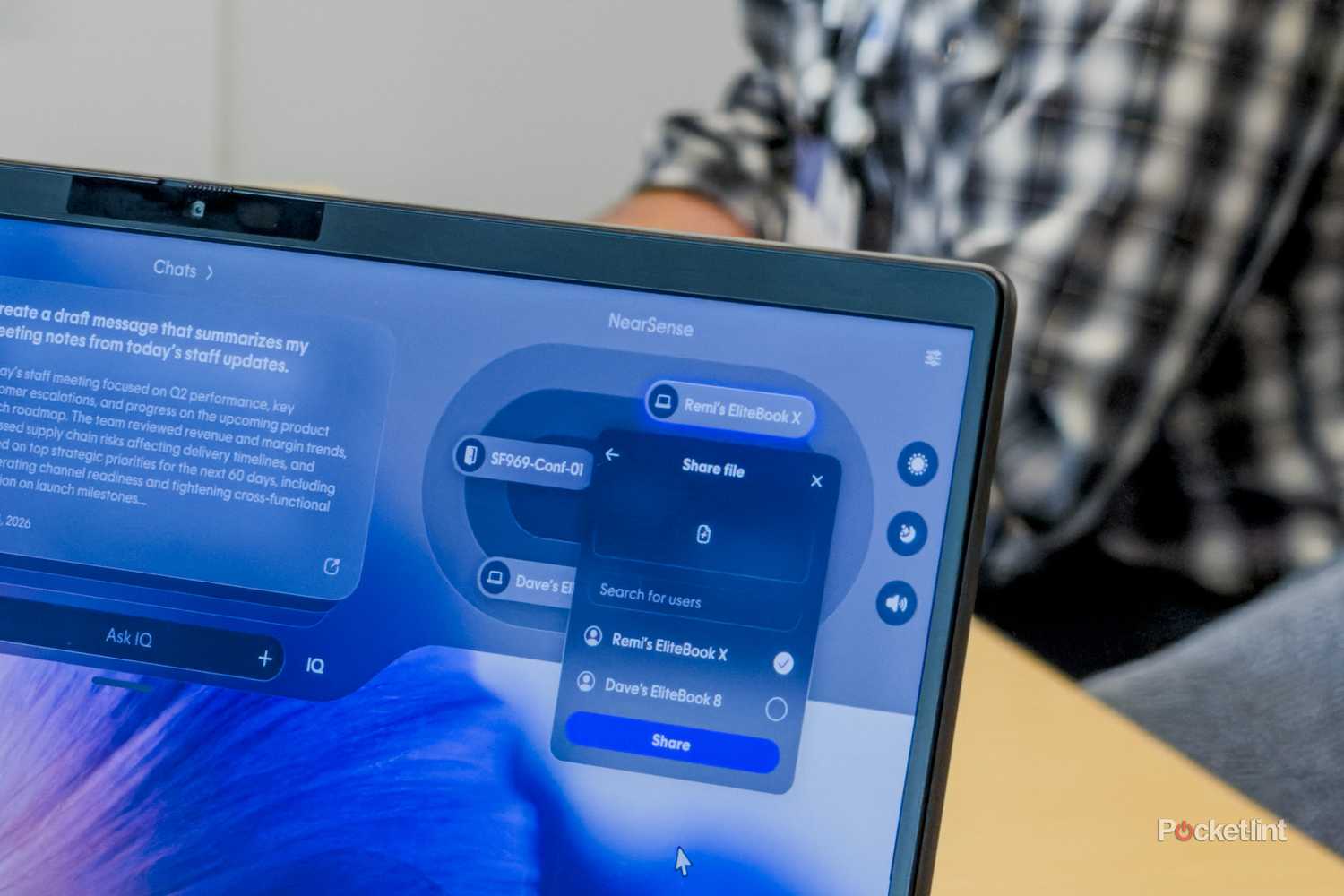 HP NearSense UI on HP laptop-1