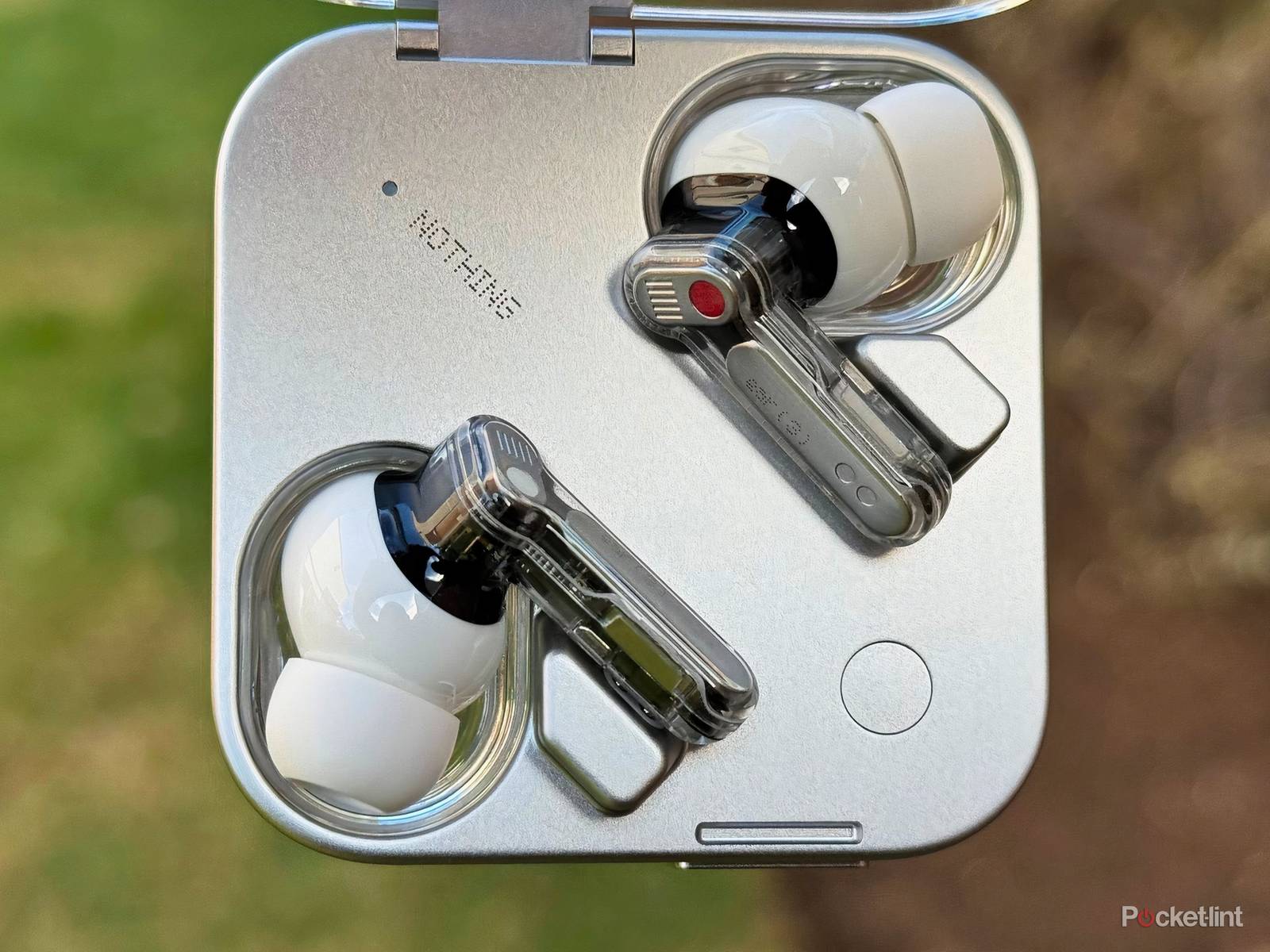 These $180 translucent earbuds have me missing tech
