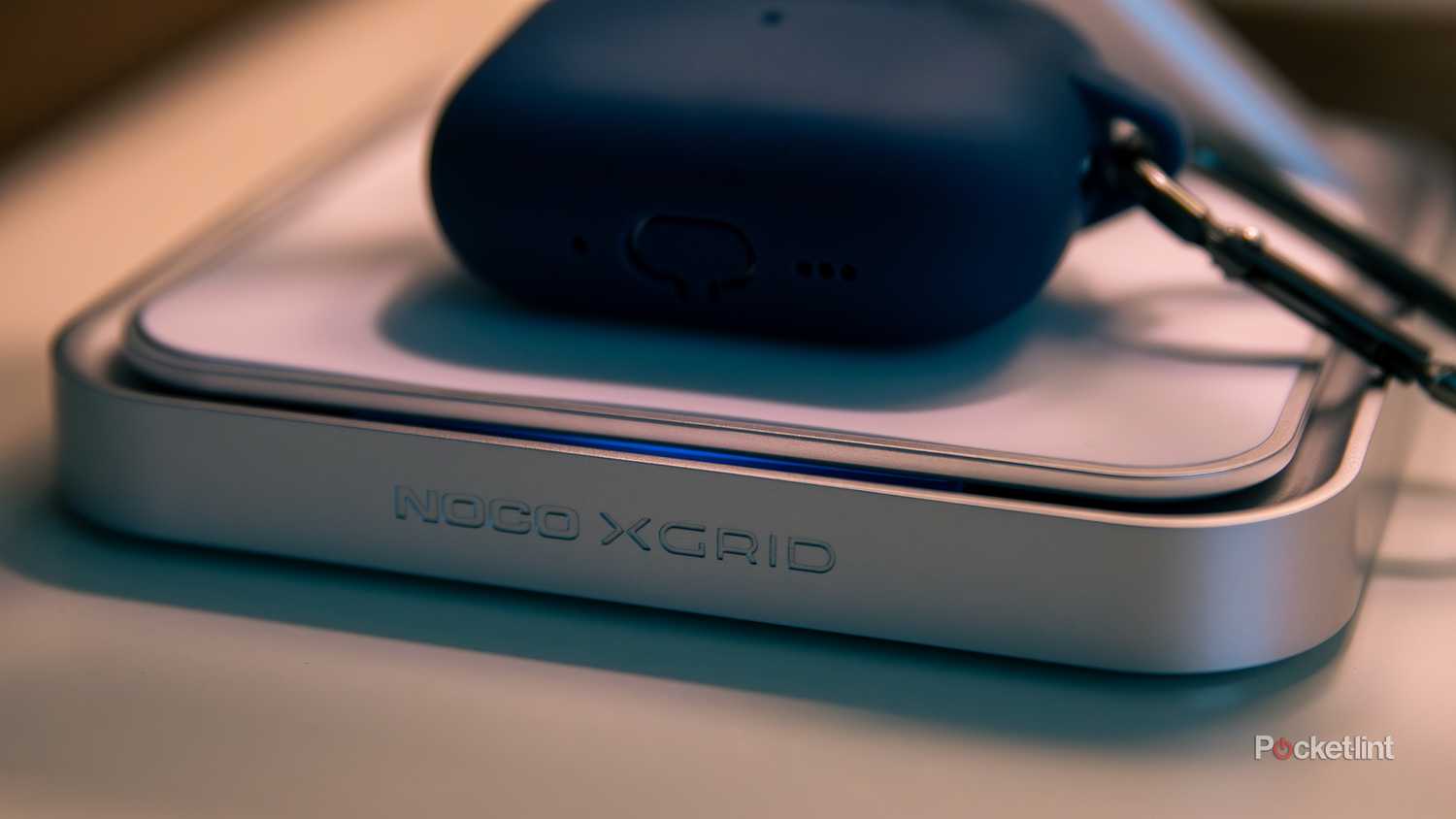 A still photo of the base of the NOCO X-Grid charging stand.
