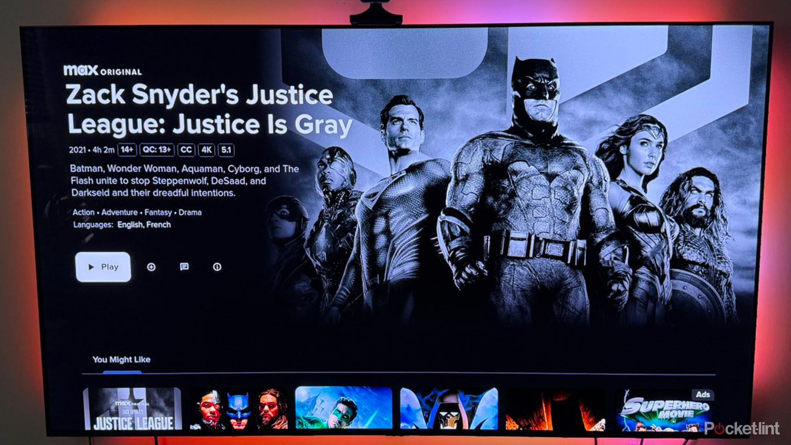 How to properly view black and white content on a 4K color TV