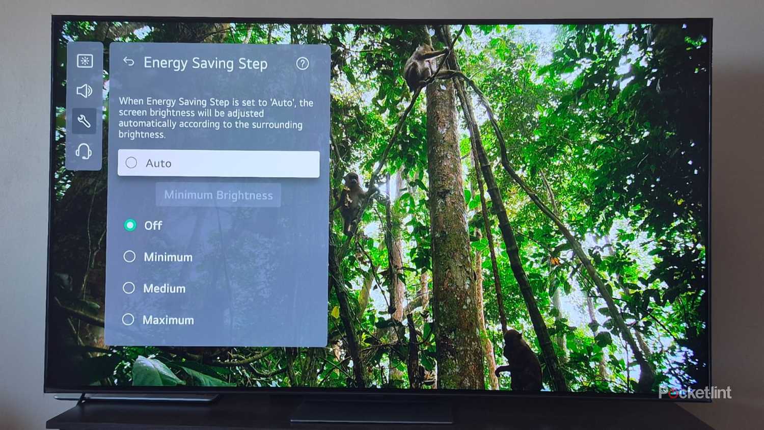 LG TV energy saving features 