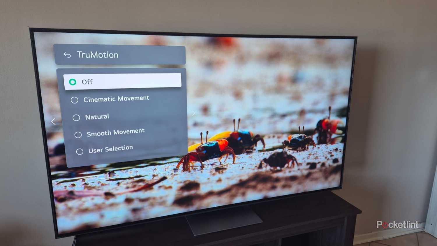 LG TV Motion smoothing 