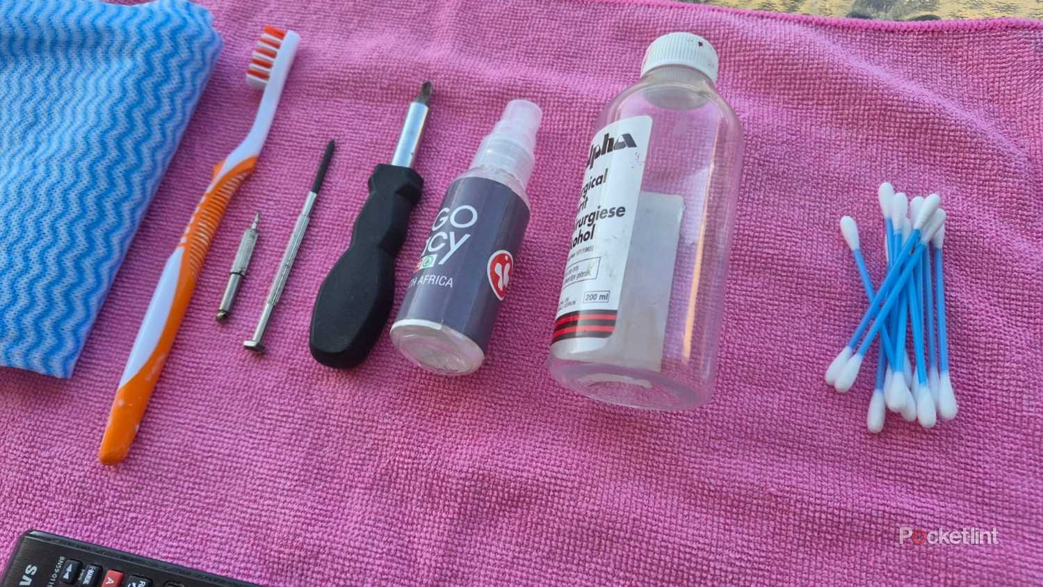 Remote control cleaning implements