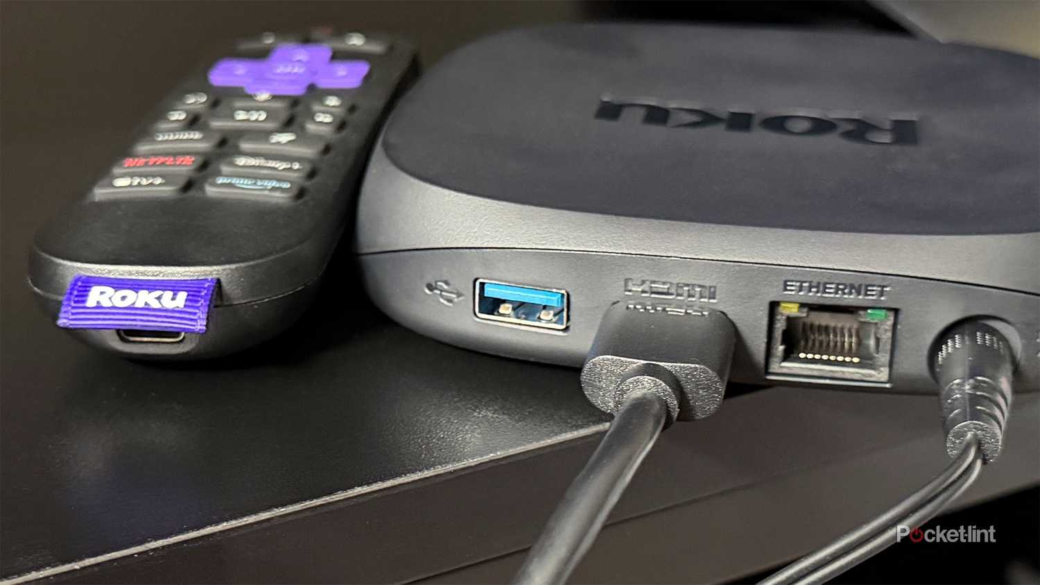 USB port on Roku Ultra.