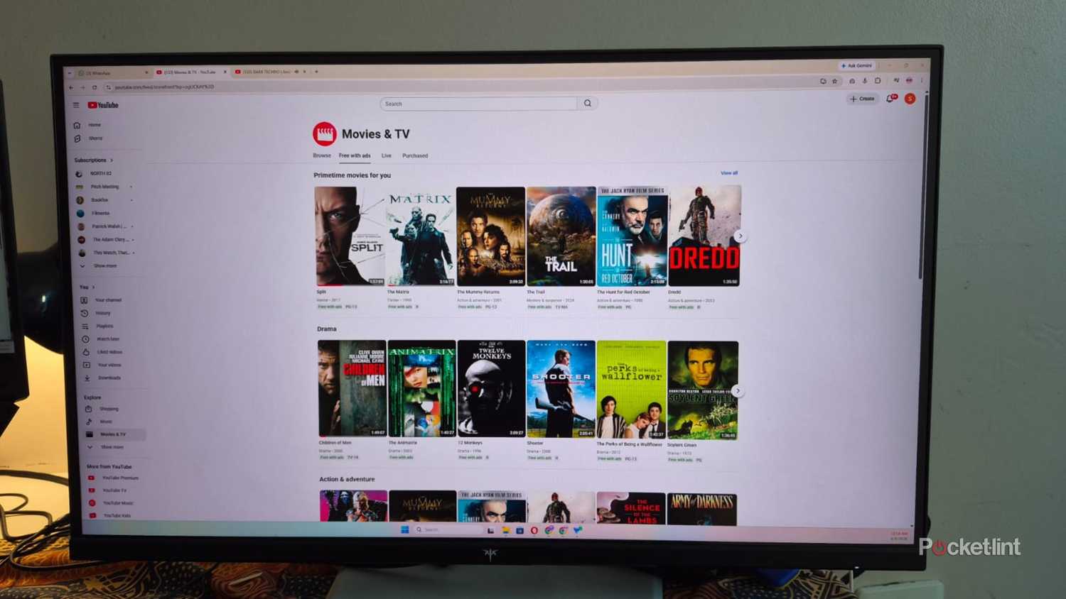 Youtube streaming service